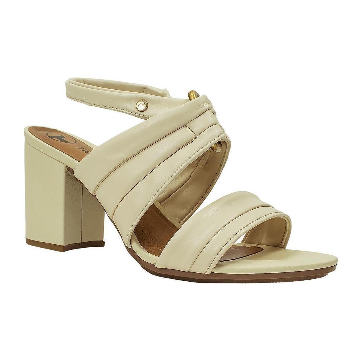 Sandália Tanara T6841 Salto Bloco Feminina Menor preço em Sandália Tanara T6841 Salto Bloco Feminina