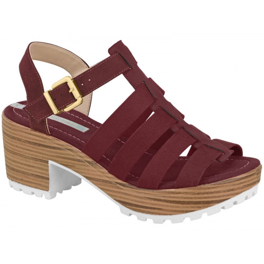 sandalia tratorada camurça