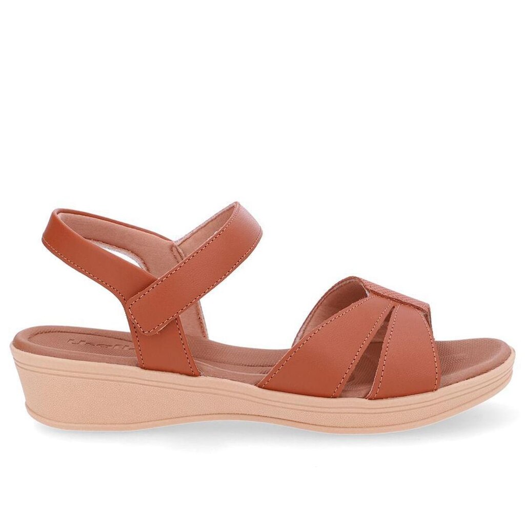 SANDALIA USAFLEX ANABELA BAIXA REF UD04011 FEMININO