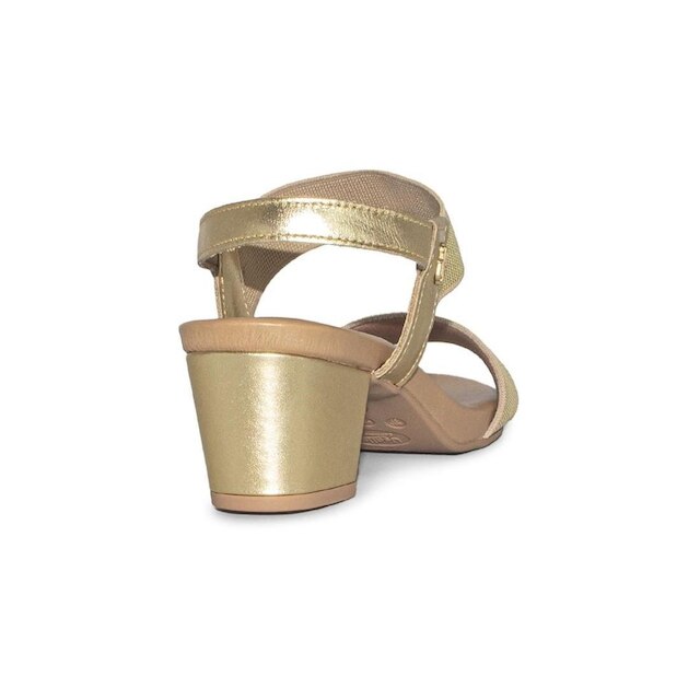 Sandália Usaflex Feminina Elástico Salto Bloco Y8204
