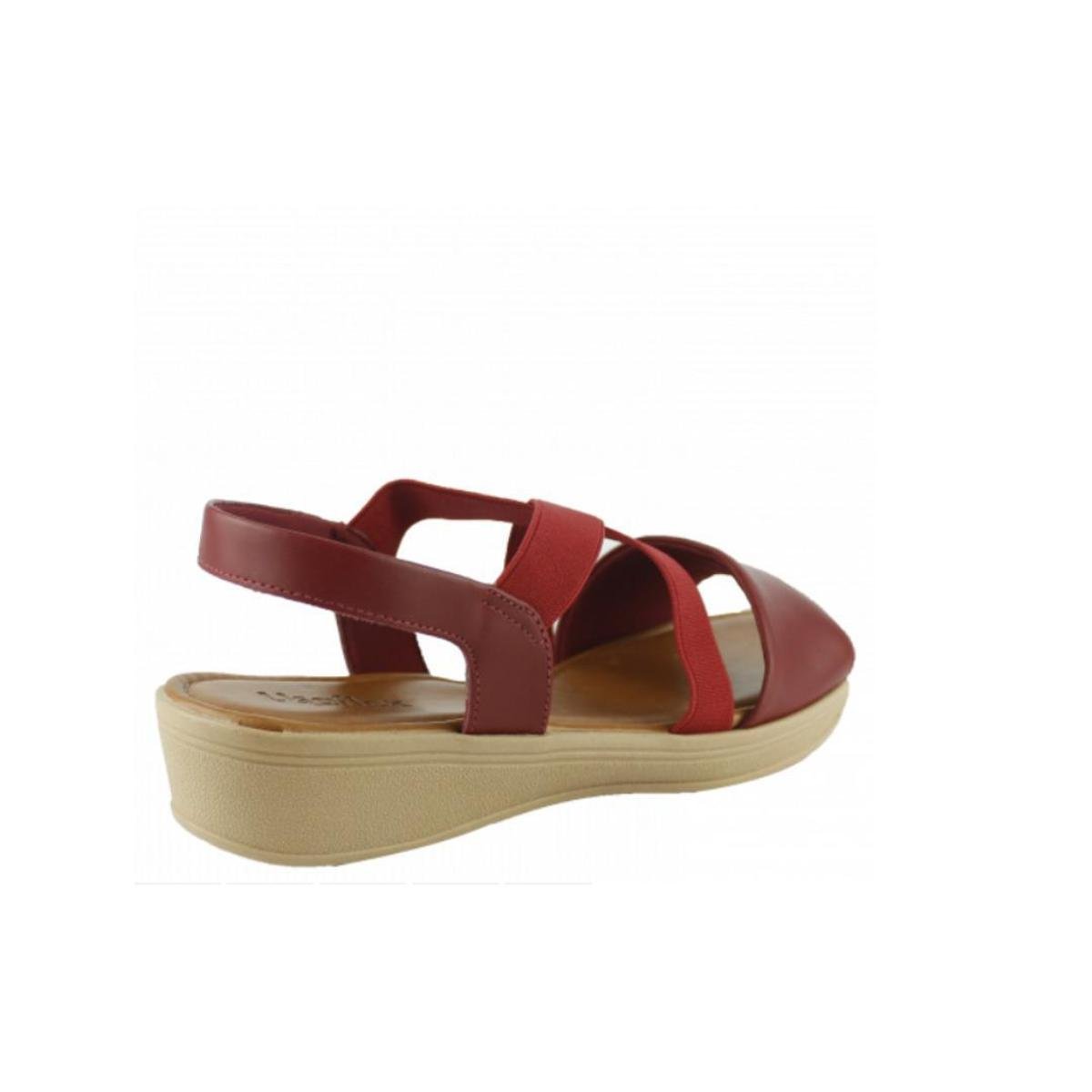 Sandália Usaflex Mestico Confortável V1251 Feminina - Soft Preto - 34 - Vermelho é boa?
