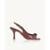 Sandália Uza Venice Peep Toe Bordo Coconut - C27DC124A002 - Bordô