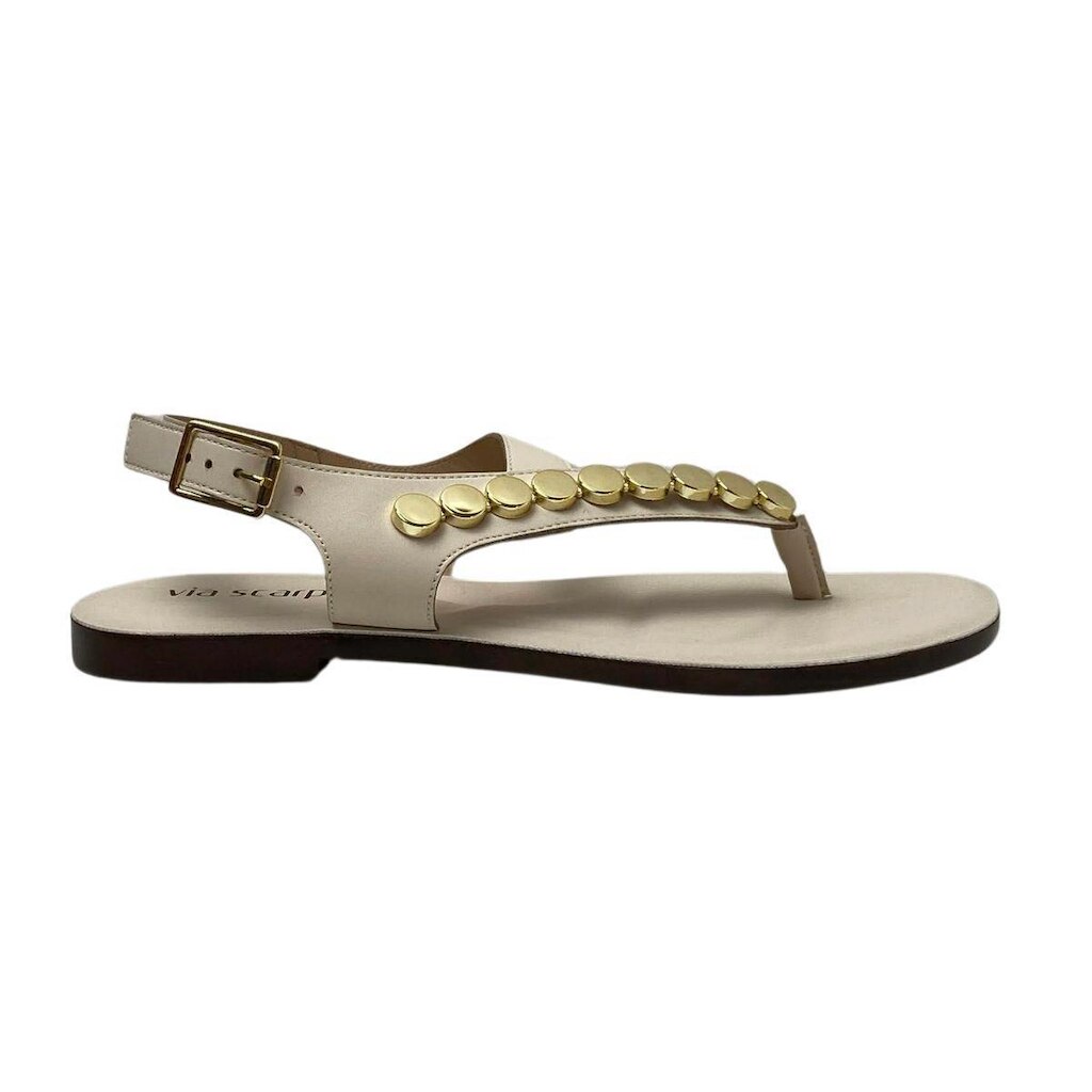 Sandália Via Scarpa Feminina 179619821 Off White