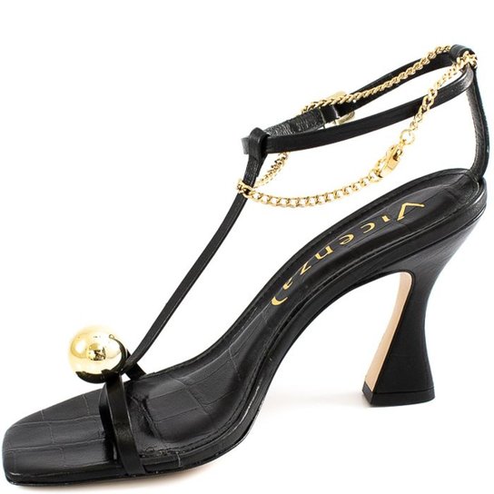 Sandalia Vicenza Bariloche Square Toe Correntes Feminina Zattini