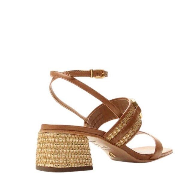 Sandalia Vicenza Goldie Caramelo Palha