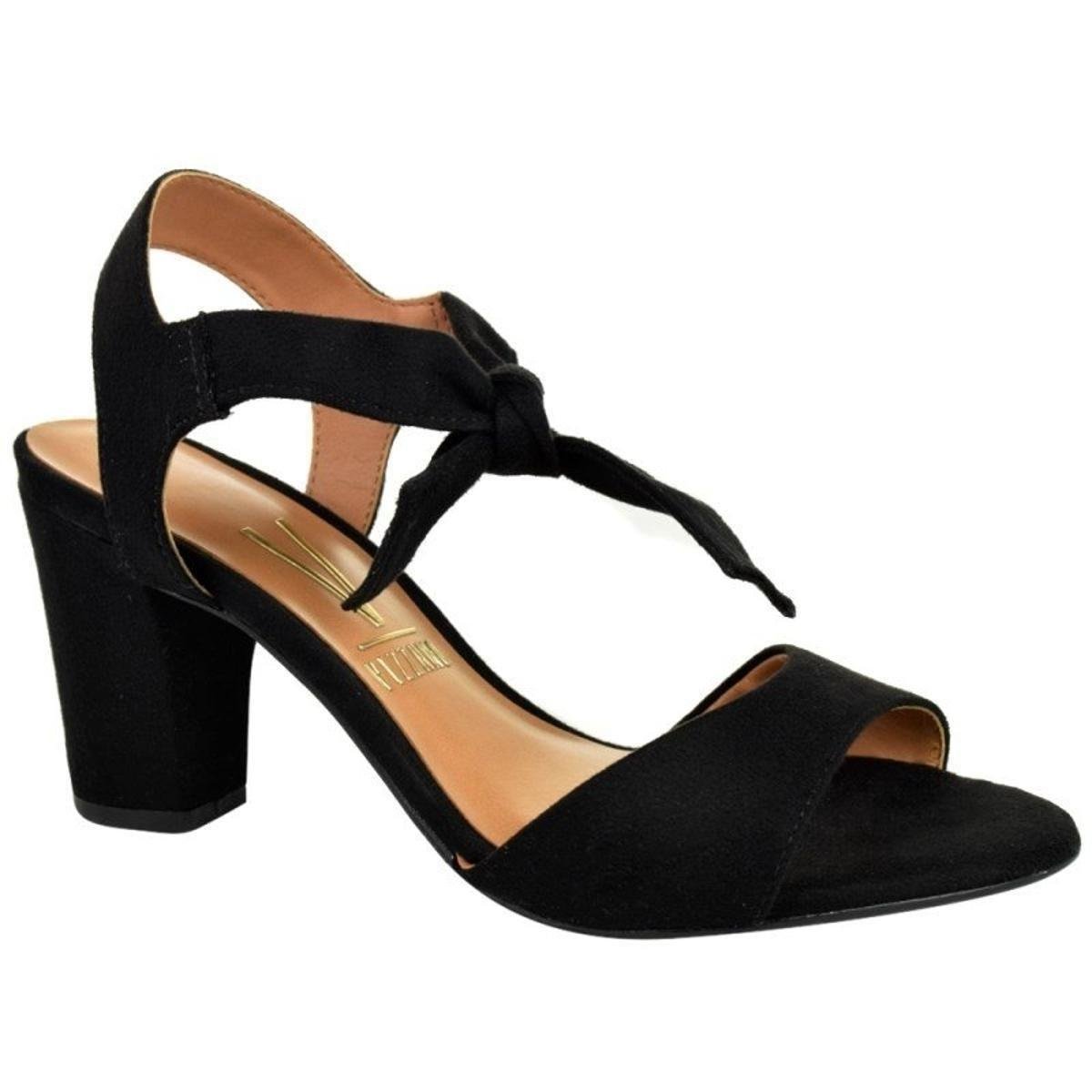 sandalia preta zattini