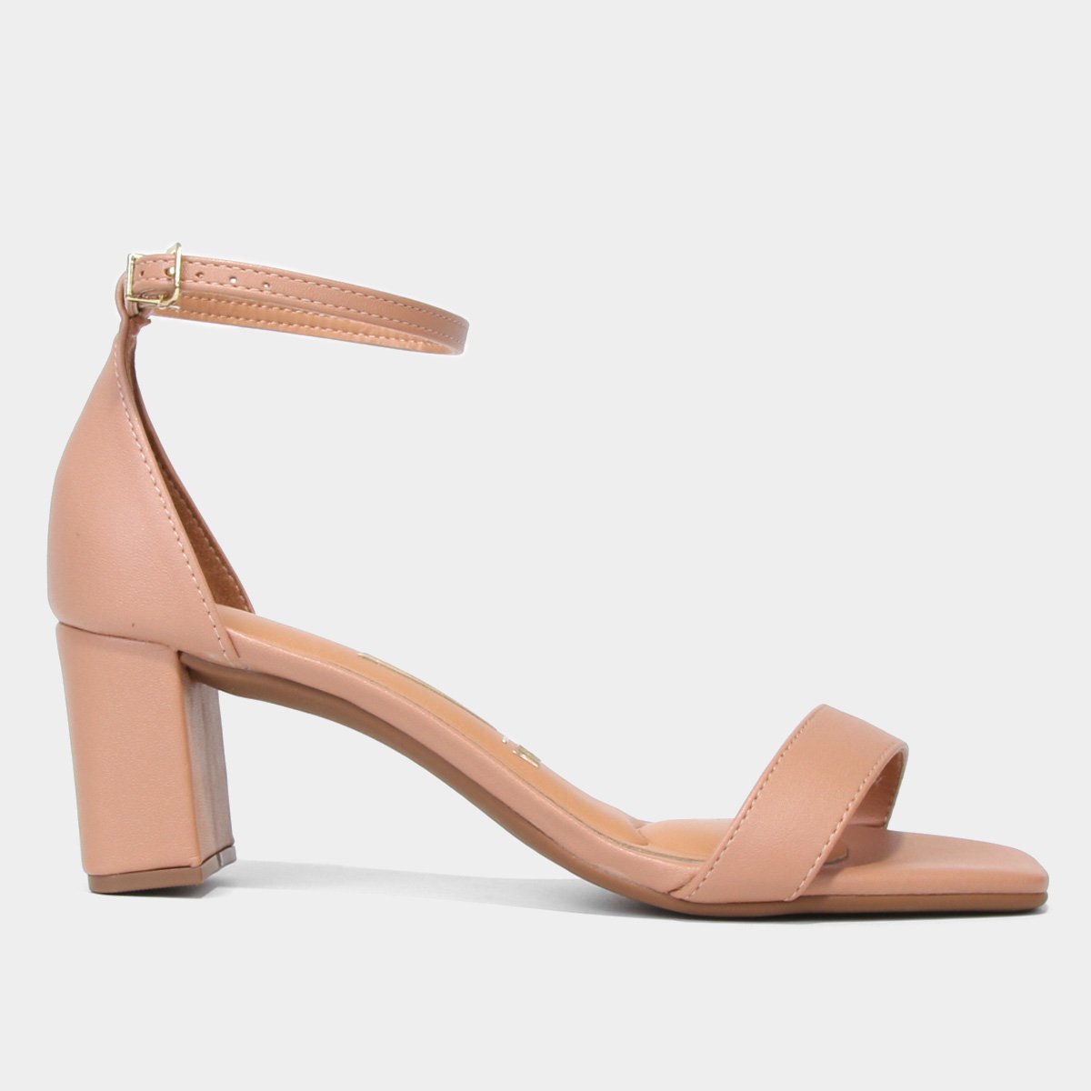 Sandália Vizzano Bico Quadrado Salto Alto Feminina - Nude é ruim? Sandália Vizzano Bico Quadrado Salto Alto Feminina - Nude é boa?