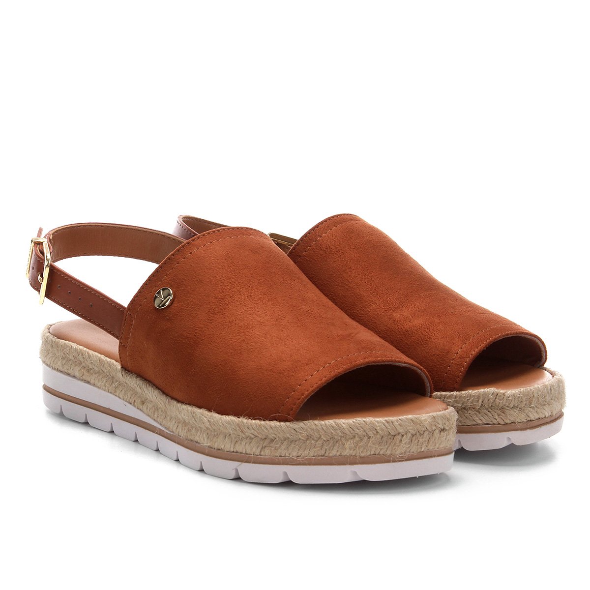 Sandália Vizzano Espadrille Feminina - Caramelo Menor preço em Sandália Vizzano Espadrille Feminina - Caramelo