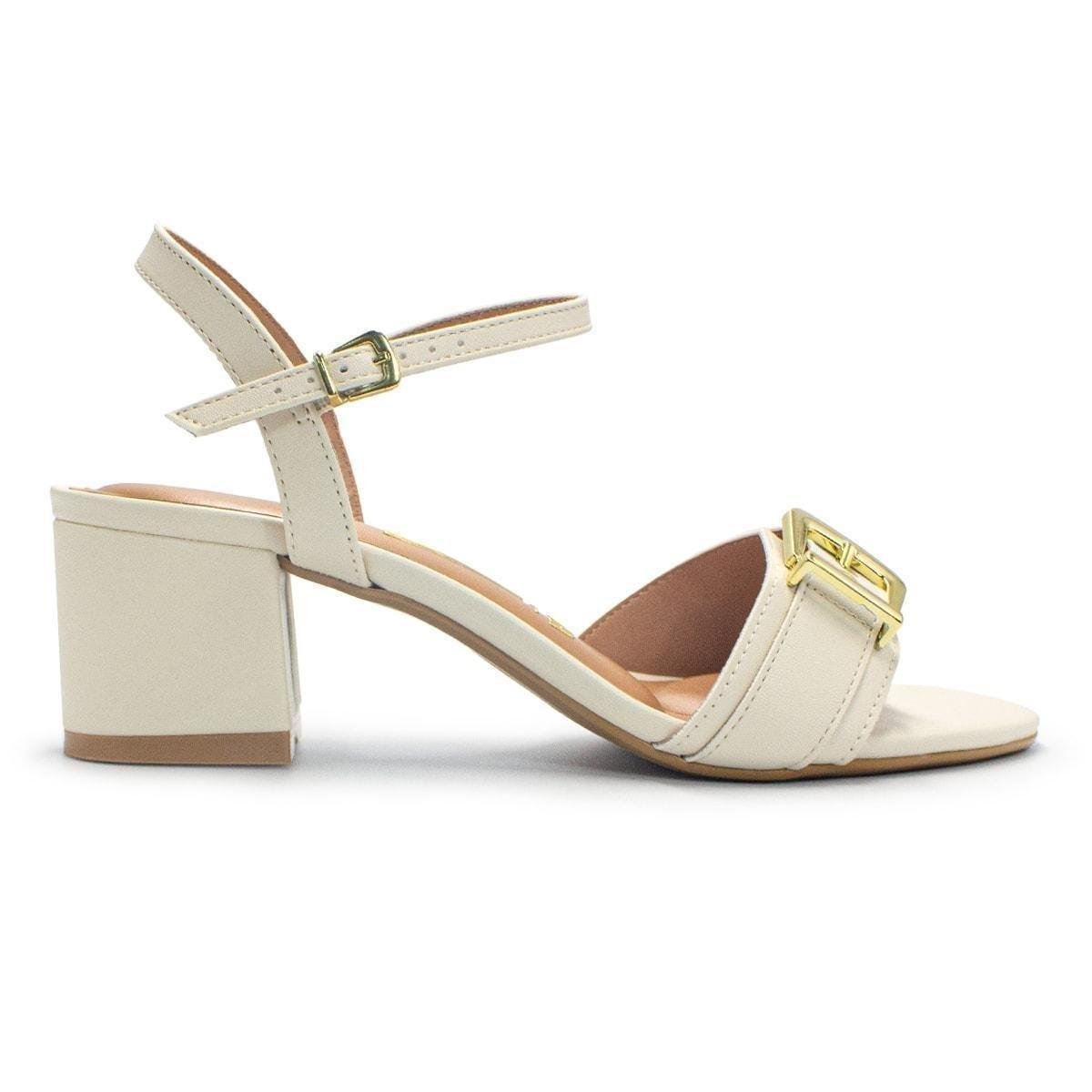 Sandália Vizzano Feminina Fivela Salto Bloco 6291.1184 Menor preço em Sandália Vizzano Feminina Fivela Salto Bloco 6291.1184