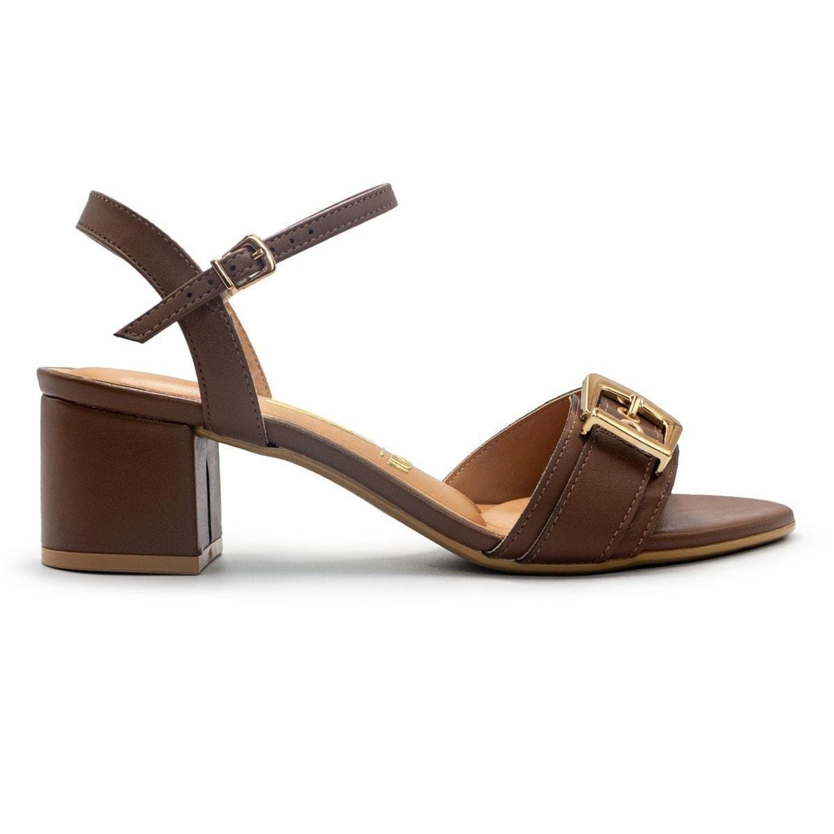 Sandália Vizzano Feminina Fivela Salto Bloco 6291.1184 Menor preço em Sandália Vizzano Feminina Fivela Salto Bloco 6291.1184