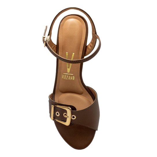 Sandália Vizzano Feminina Fivela Salto Bloco 6291.1184