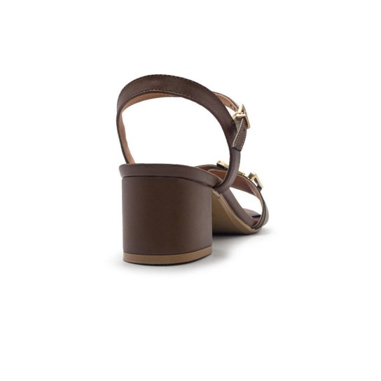 Sandália Vizzano Feminina Fivela Salto Bloco 6291.1184