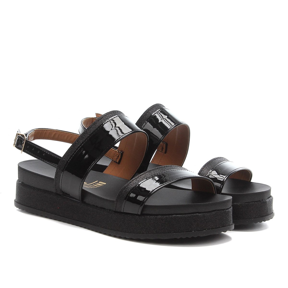 sandalia salto baixo numero 40