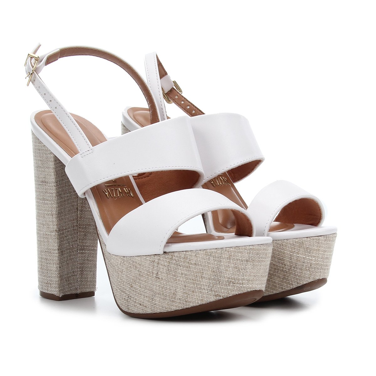 salto alto vizzano branco