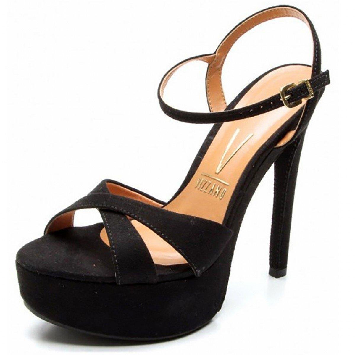 Compre Sandália Vizzano 6323.200 Feminina Metal Glamour Ouro Rosad Online