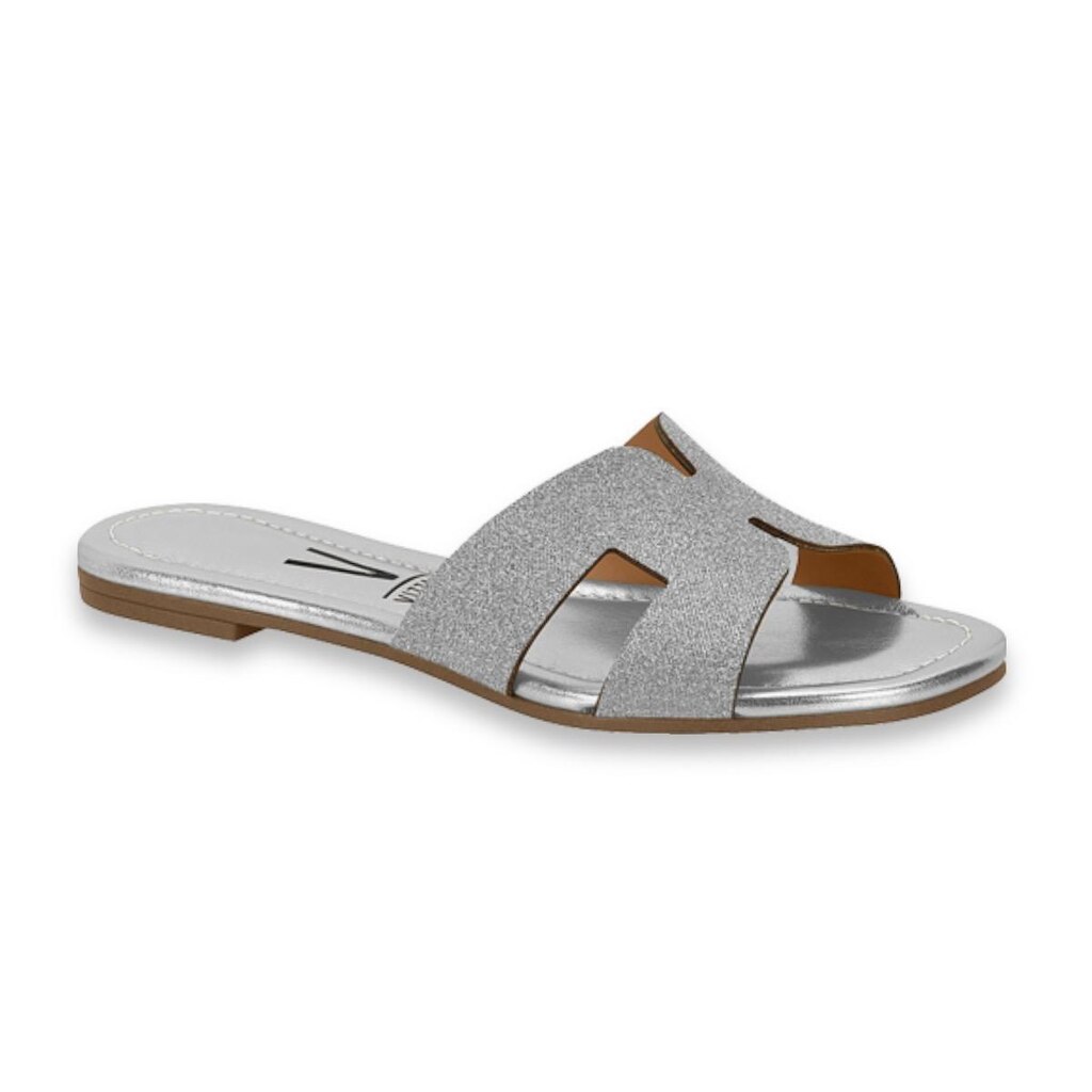 Sandalia Vizzano Rasteira H Shine Feminina