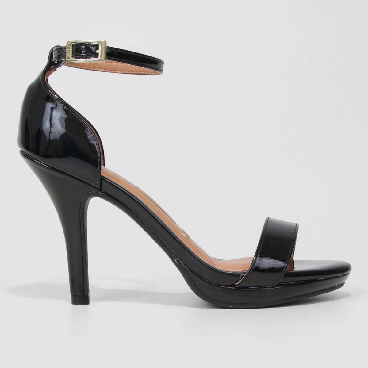 Sandália Vizzano Salto Alto Verniz Feminina Menor preço em Sandália Vizzano Salto Alto Verniz Feminina