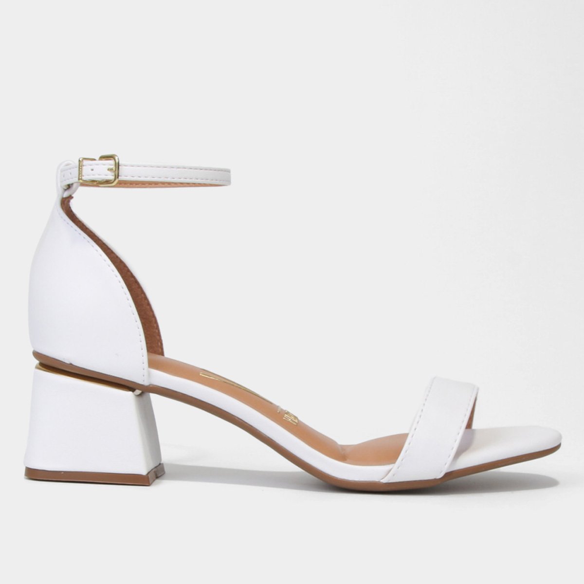 Sandália Vizzano Salto Bloco Feminina