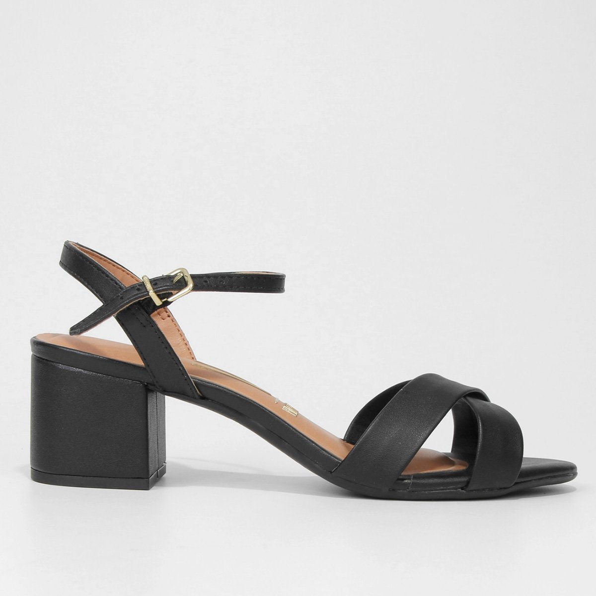 Sandália Vizzano Salto Bloco Médio Feminina Menor preço em Sandália Vizzano Salto Bloco Médio Feminina