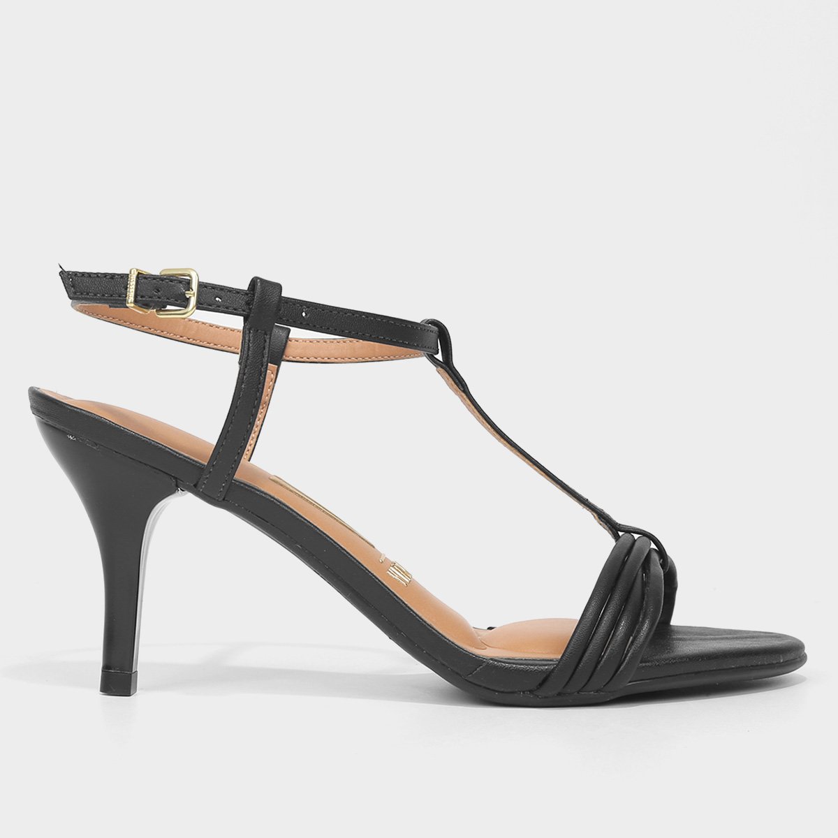 Sandália Vizzano Salto Fino Feminina Menor preço em Sandália Vizzano Salto Fino Feminina