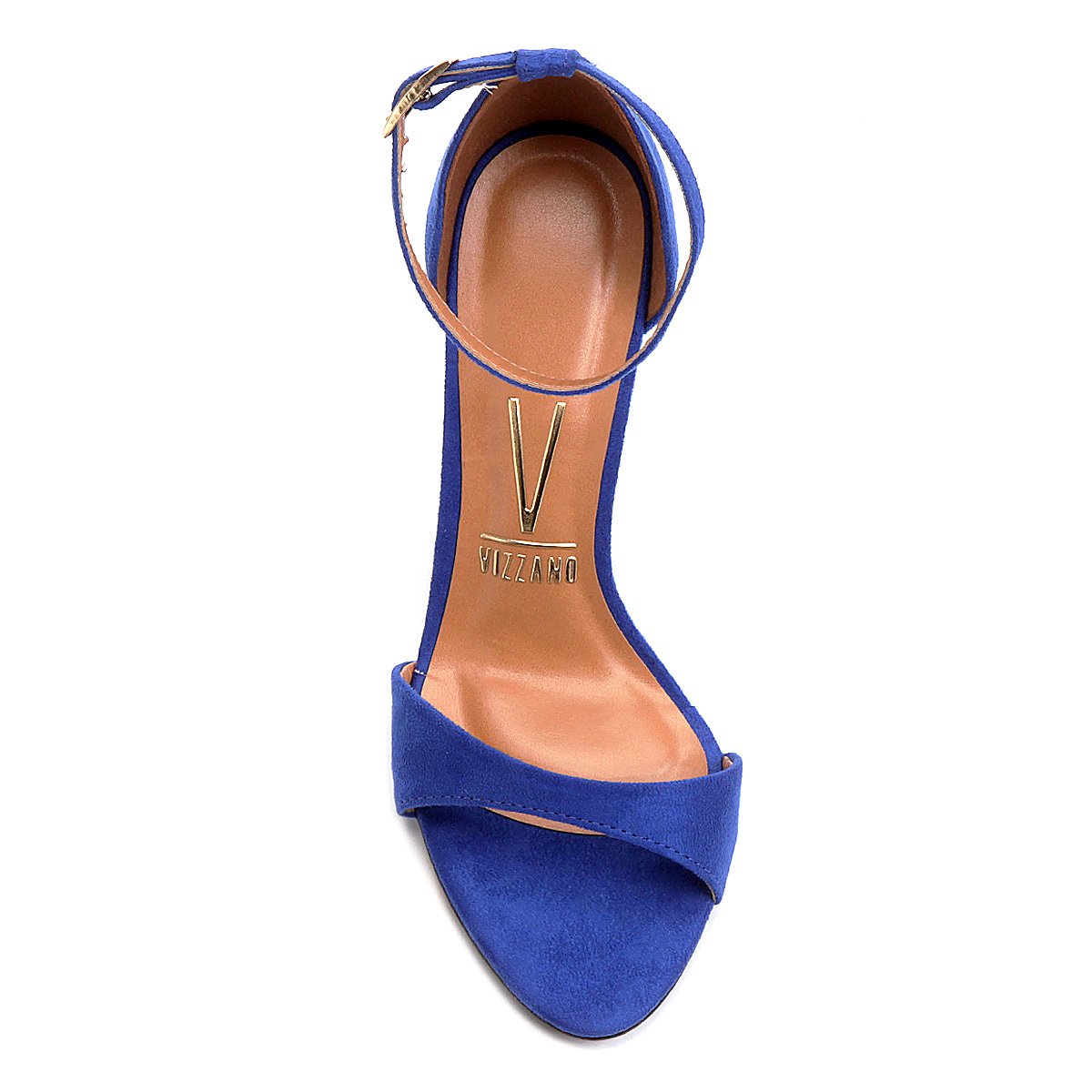 Sandália Vizzano Salto Fino Feminina - Azul Royal | Zattini