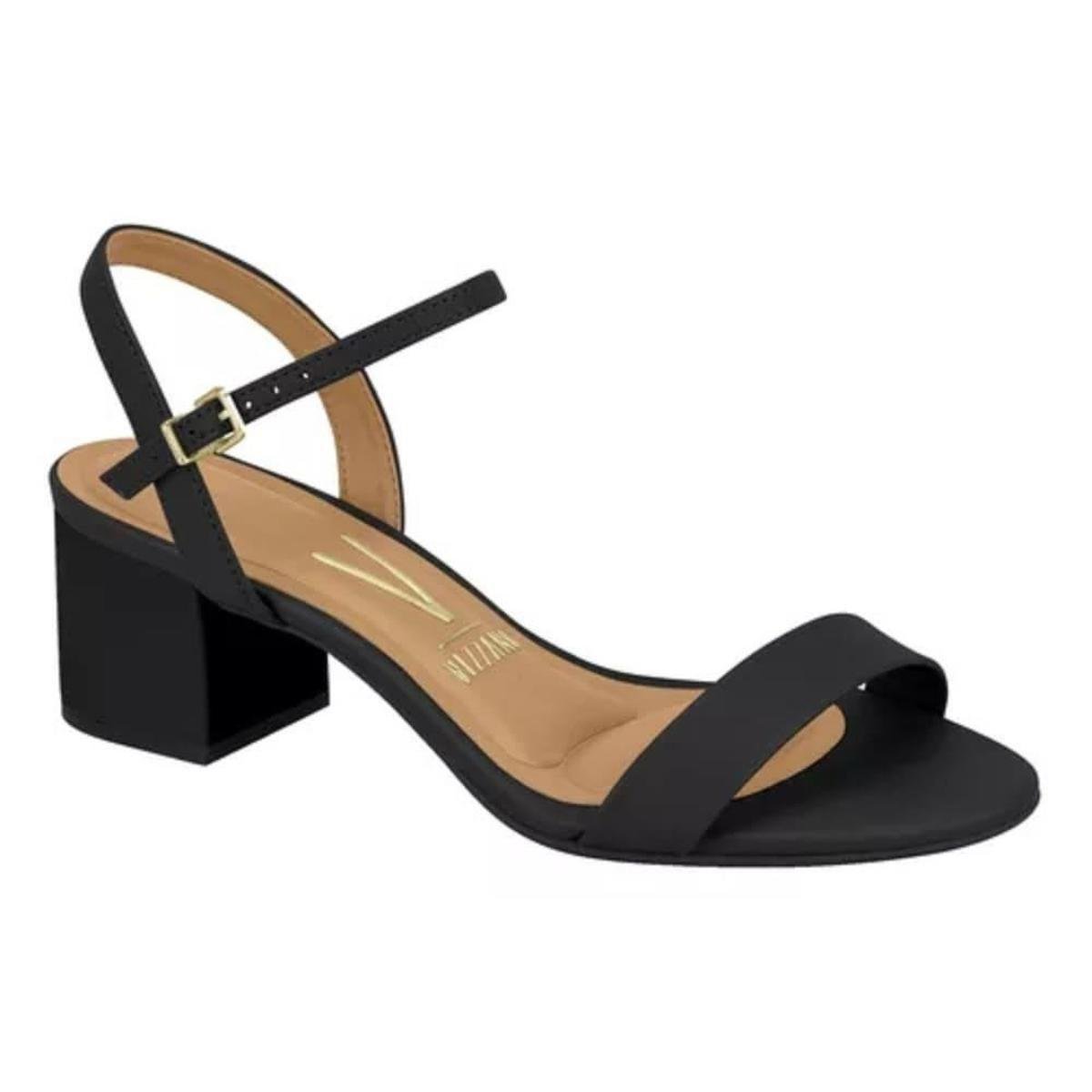Sandália Vizzano Salto Grosso 6291900 - Feminino Menor preço em Sandália Vizzano Salto Grosso 6291900 - Feminino