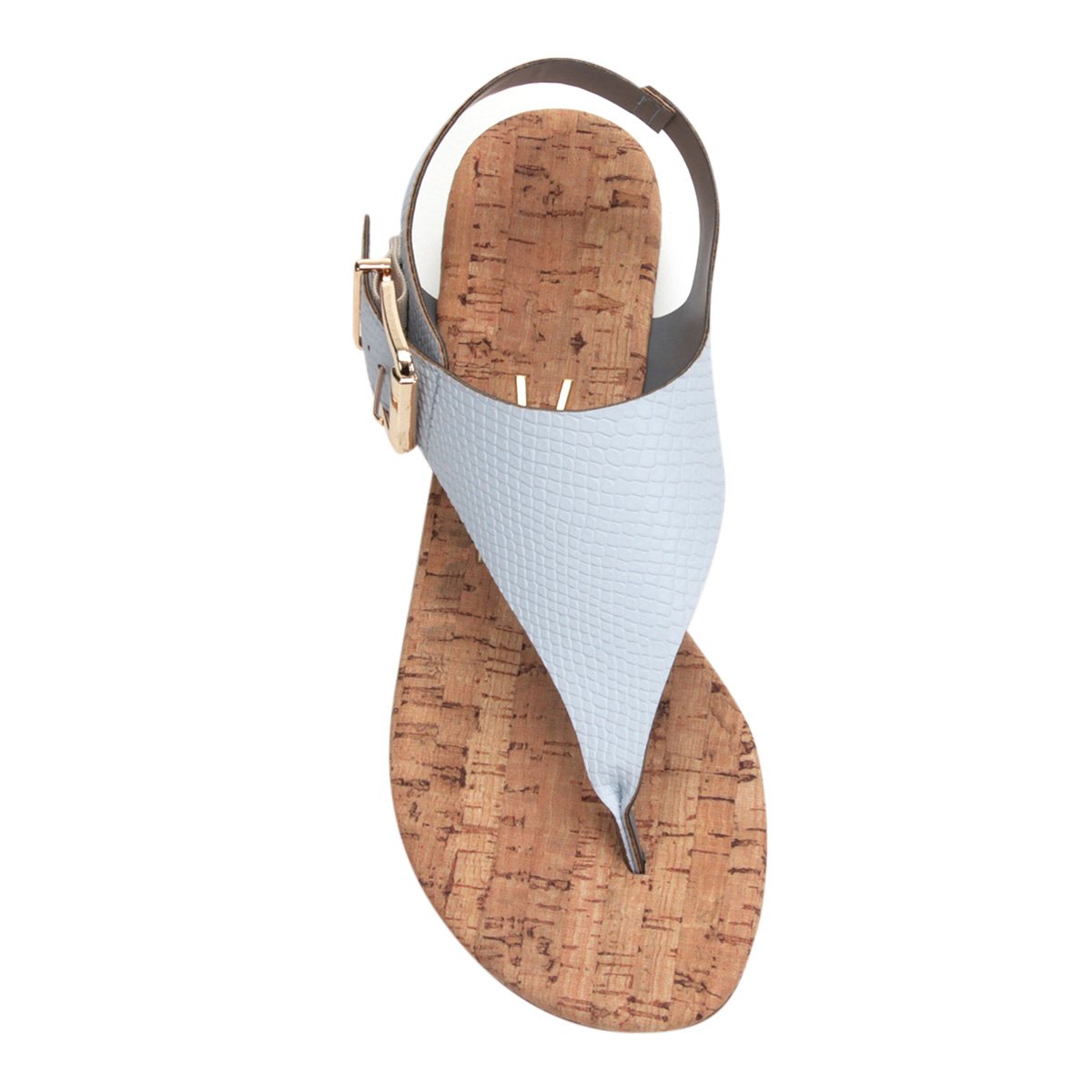 sandália vizzano salto grosso dedo cobra cortiça feminina