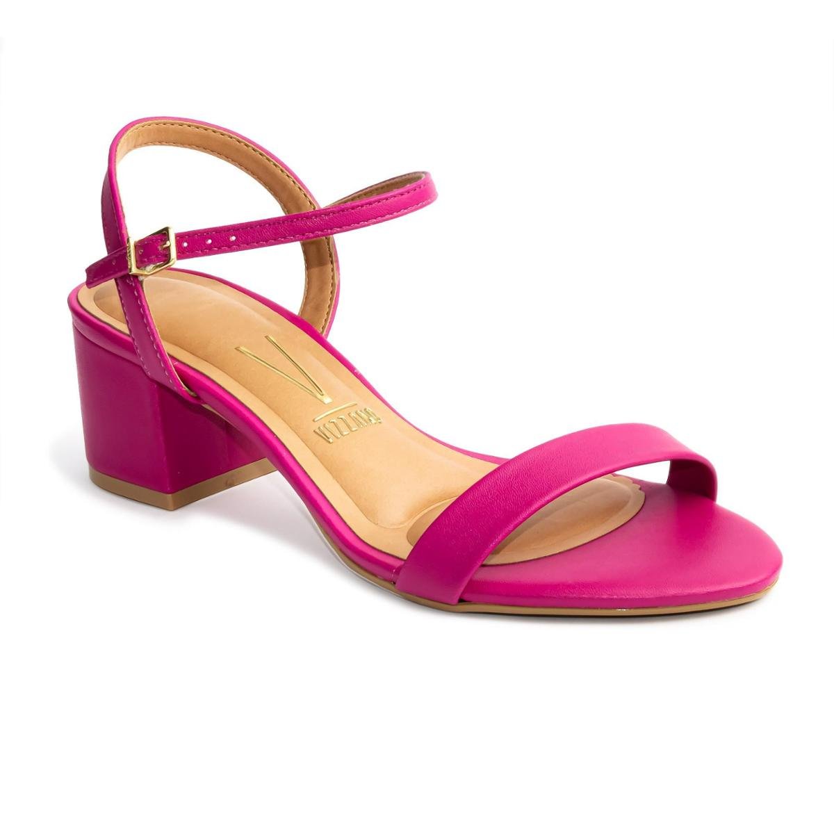 Sandália Vizzano Salto Grosso Feminina Com Fivela Conforto Menor preço em Sandália Vizzano Salto Grosso Feminina Com Fivela Conforto