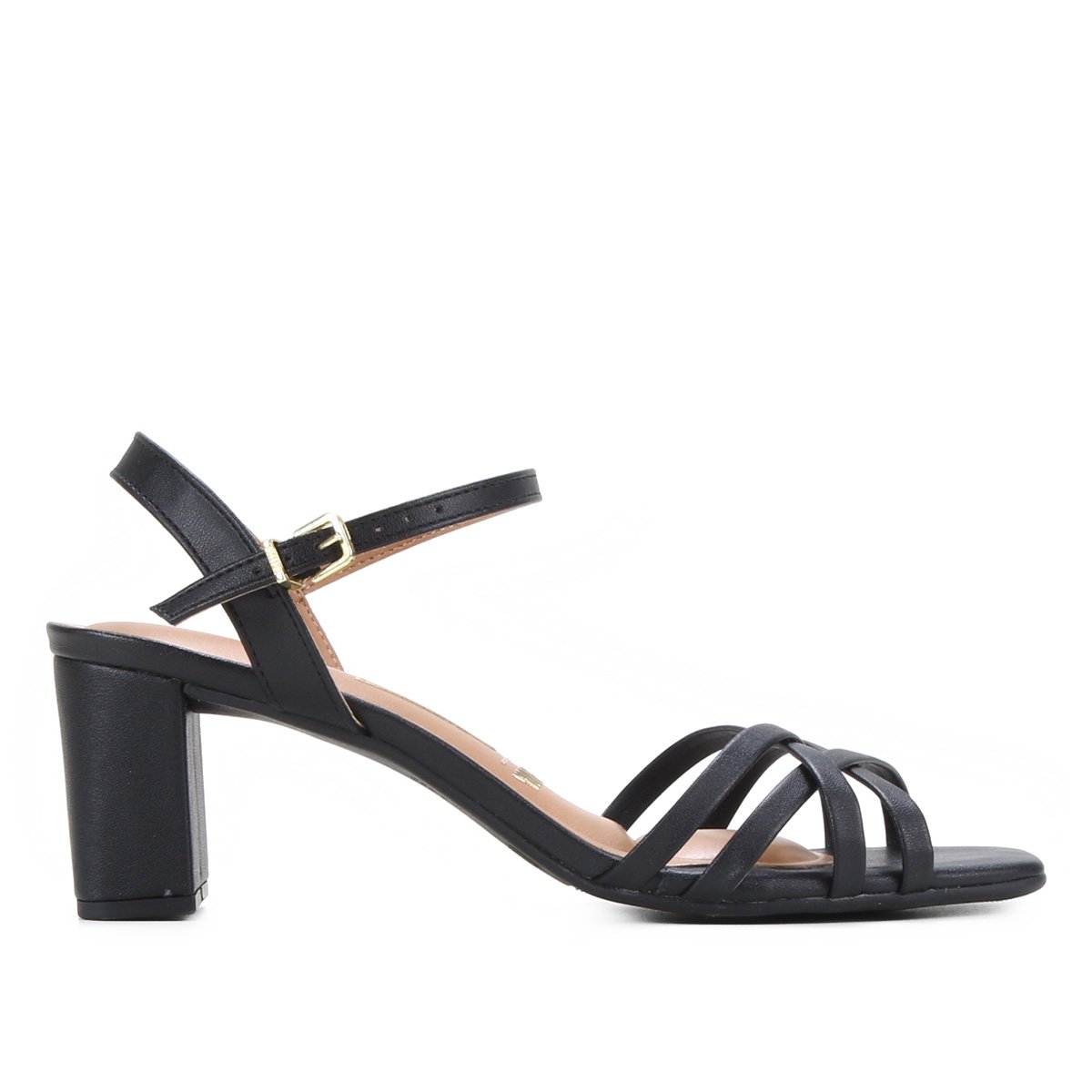 Sandália Vizzano Salto Médio Grosso Tiras Feminina - Preto é ruim? Sandália Vizzano Salto Médio Grosso Tiras Feminina - Preto é boa?