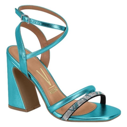 Sandália Vizzano Tira Strass Tornozeleira Feminina Zattini