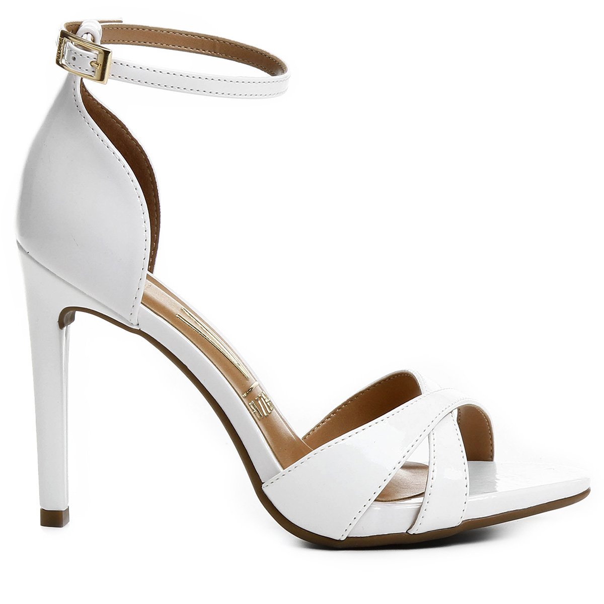 sandália vizzano tiras branca