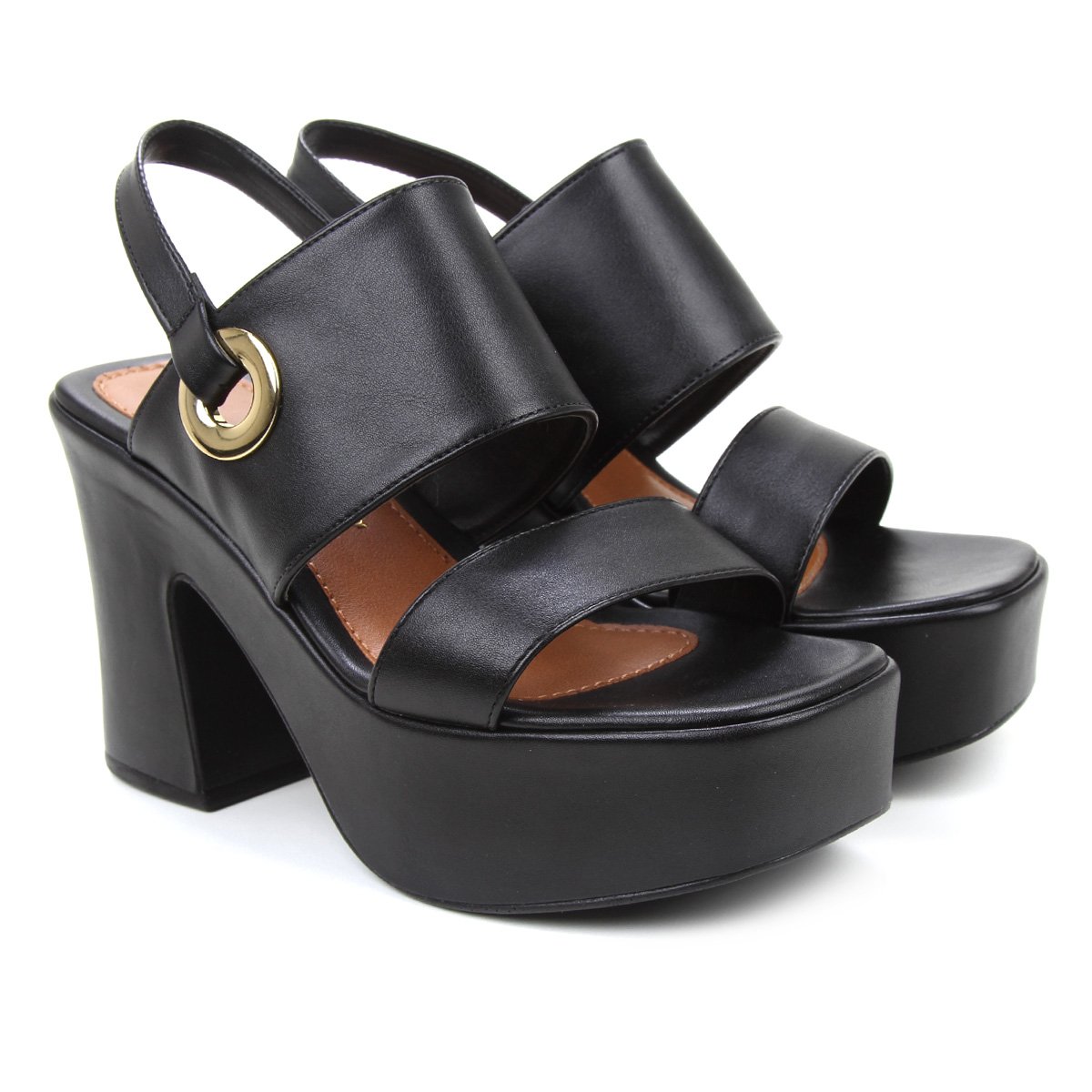 Sandália Zatz Meia Pata Feminina - Preto Menor preço em Sandália Zatz Meia Pata Feminina - Preto