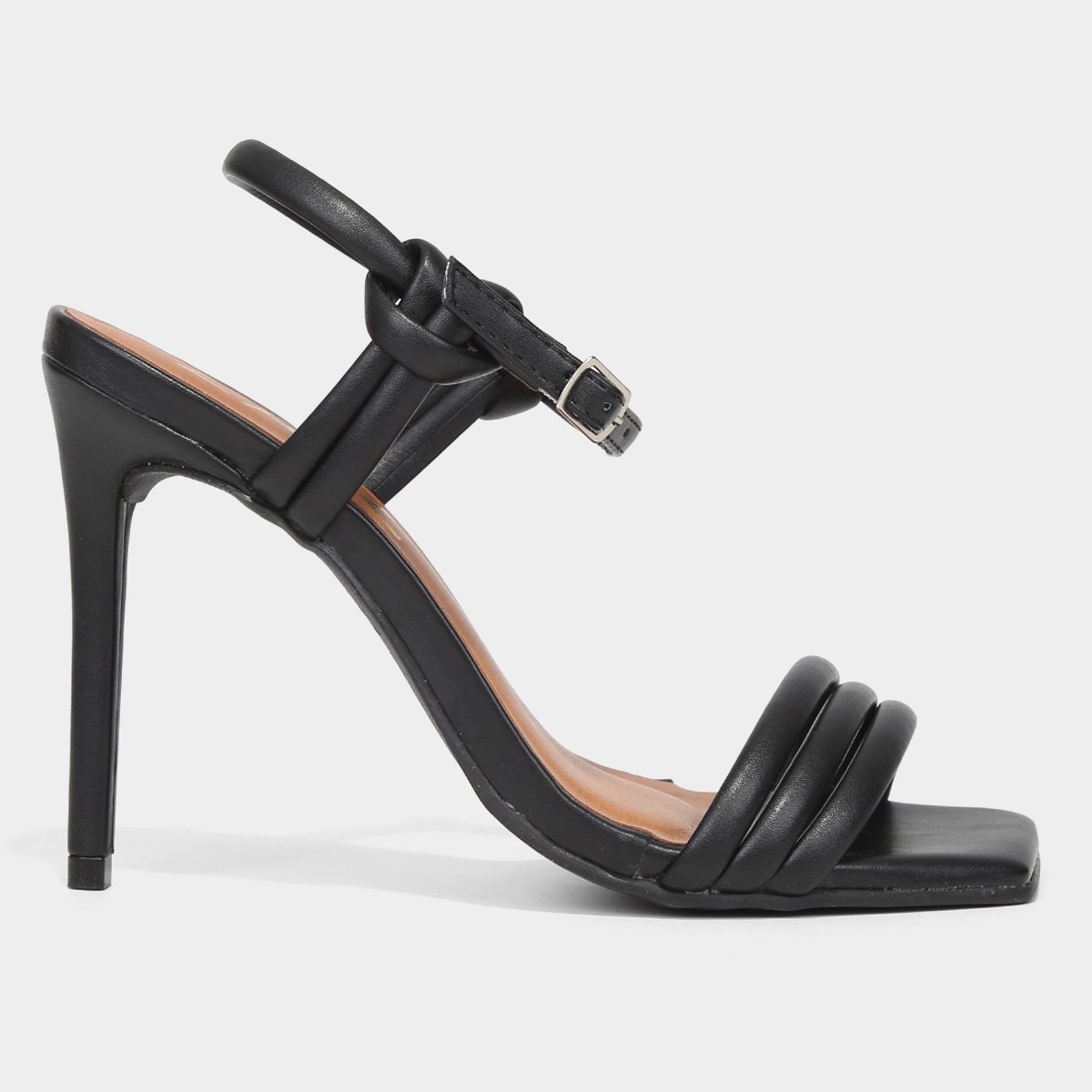 Sandália Zatz Salto Alto Feminina - Preto Menor preço em Sandália Zatz Salto Alto Feminina - Preto