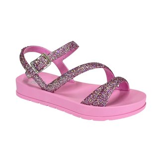 Sandália Zaxy Glitter Infantil 19124 Rosa
