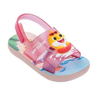 Sandalinha Baby Sandalia Menina Infantil Baby Shark Summer