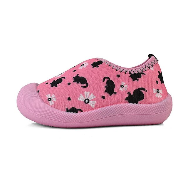 Sapameia Esportiva Moda Menina Bebê Infantil Antiderrapante Rosa/Gatinhos Mzkid