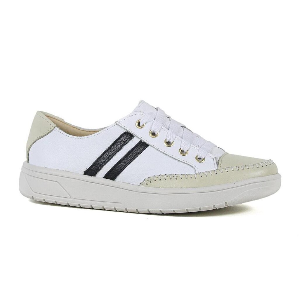 Sapatenis Bella Dama Casual Couro Legitimo Feminino