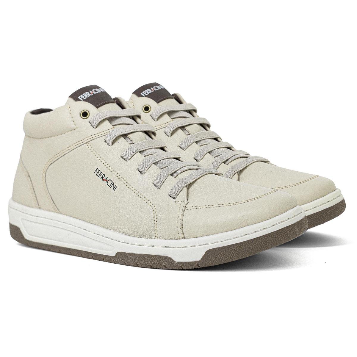 Sapato Ferracini 24h Sapatênis Couro Ferracini Infinit Napa