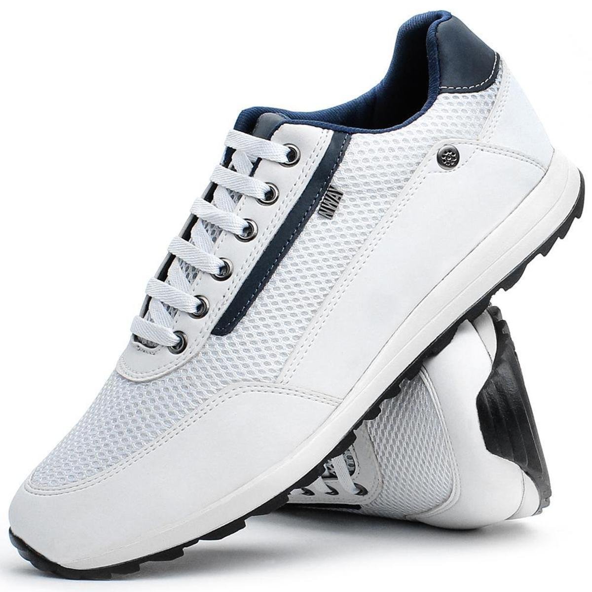 Sapatênis Casual Dhl Masculino Masculino - Branco Menor preço em Sapatênis Casual Dhl Masculino Masculino - Branco