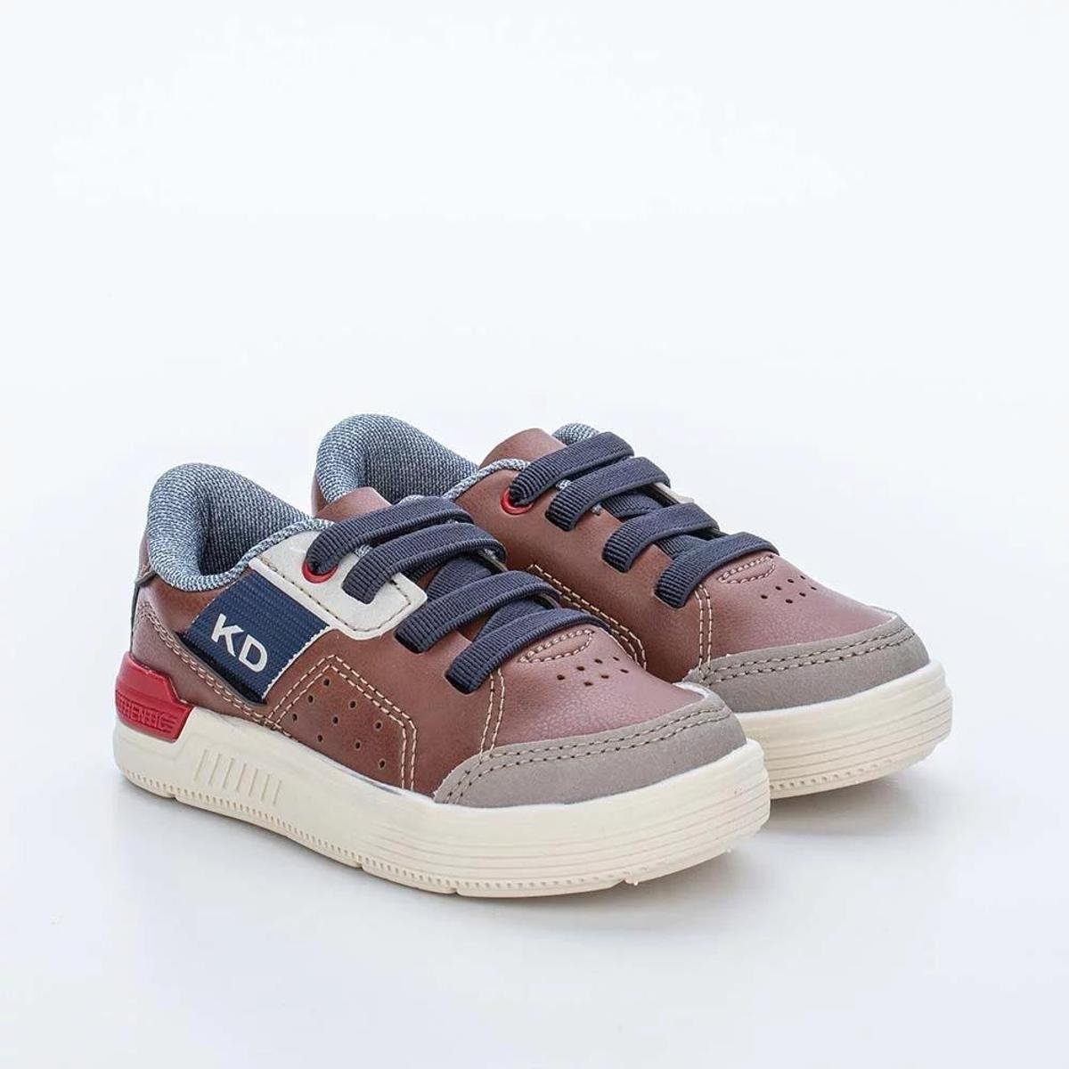 Sapatenis Casual Juvenil Masculino Kidy 011-0315 - Castanha | Zattini