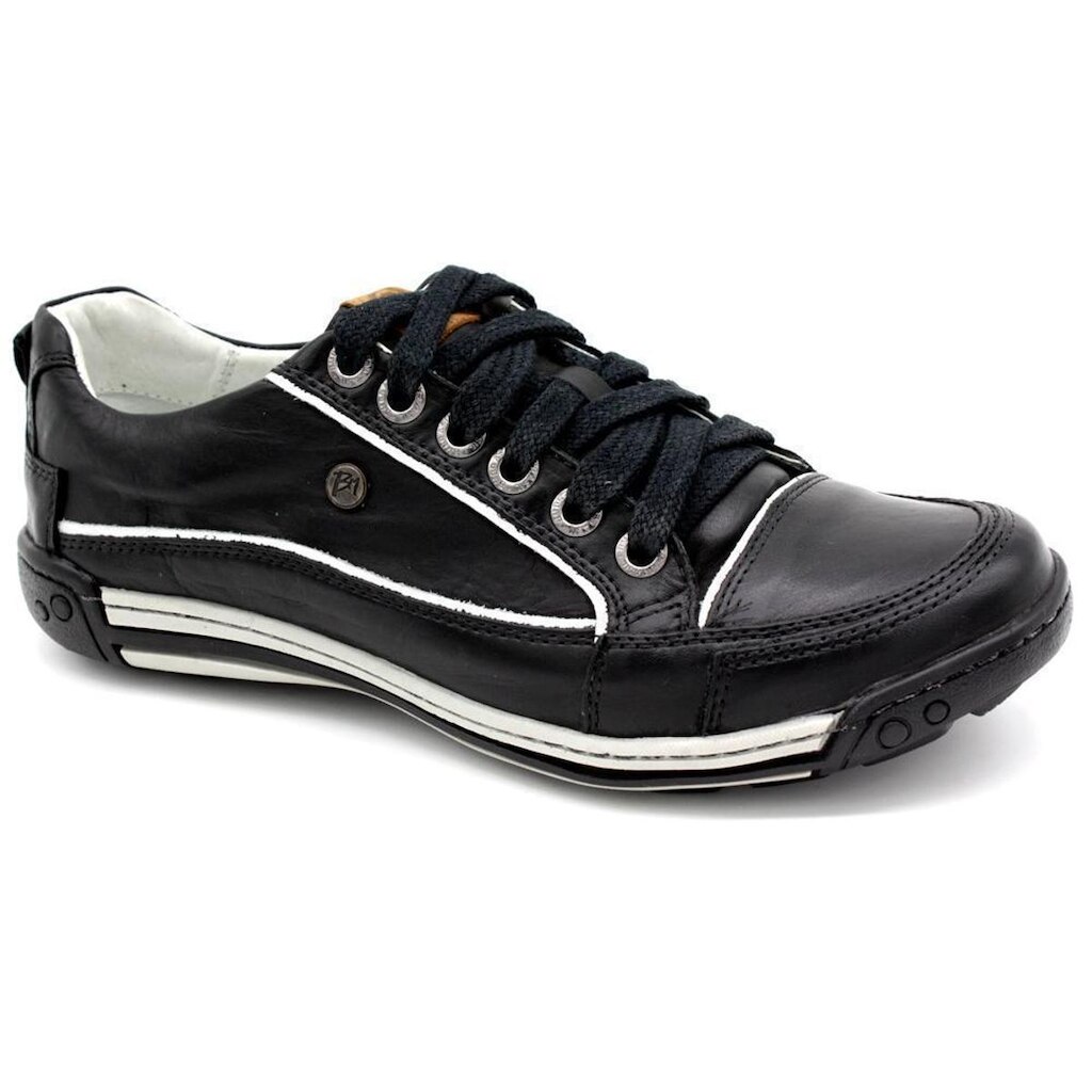 Sapatênis Casual Masculino Couro Palmilha Gel Conforto
