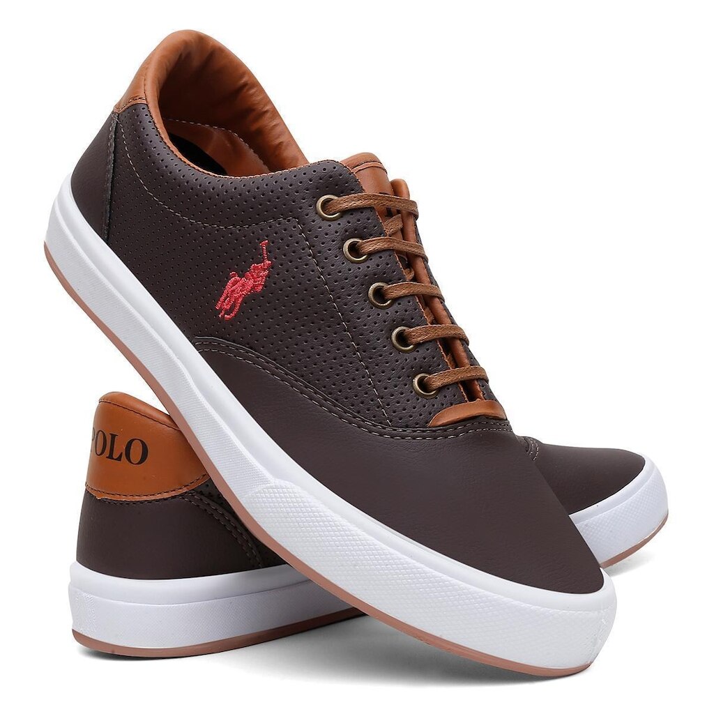 Sapatênis Casual Masculino Polo Joy Super Macio e Confortável