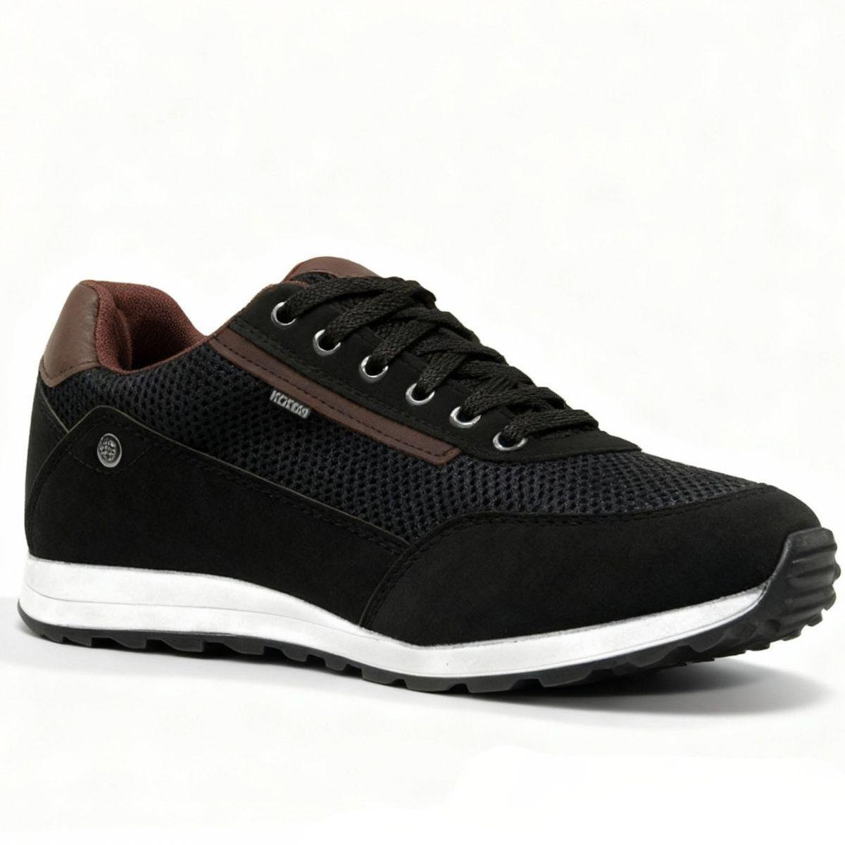 Sapatênis Casual SapatoFran Jogging Masculino - Preto Menor preço em Sapatênis Casual SapatoFran Jogging Masculino - Preto