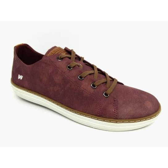 Sapatênis Casual West Coast Masculino - Bordô