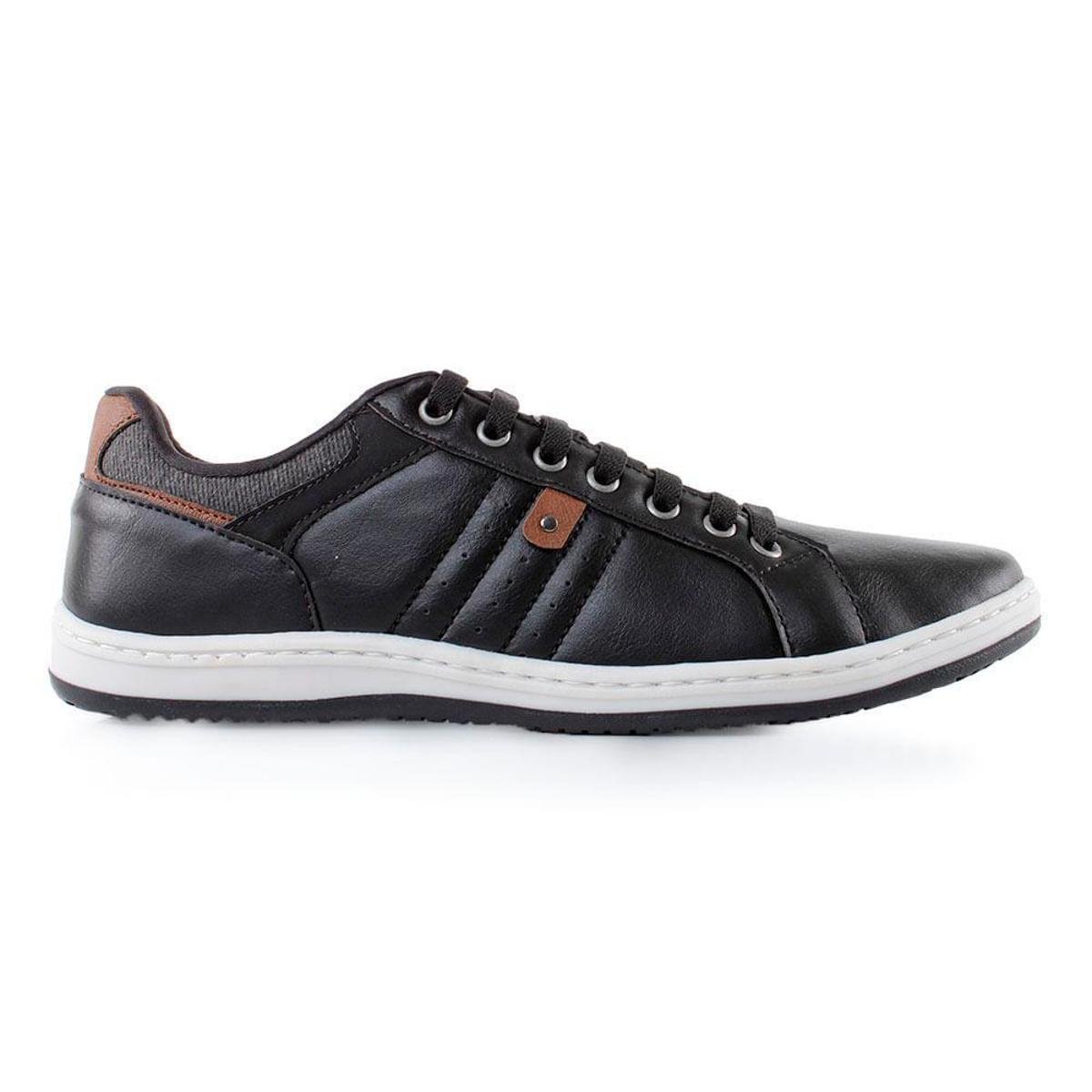 Sapatênis Cazzac Suede Cinza/Preto no Shoptime