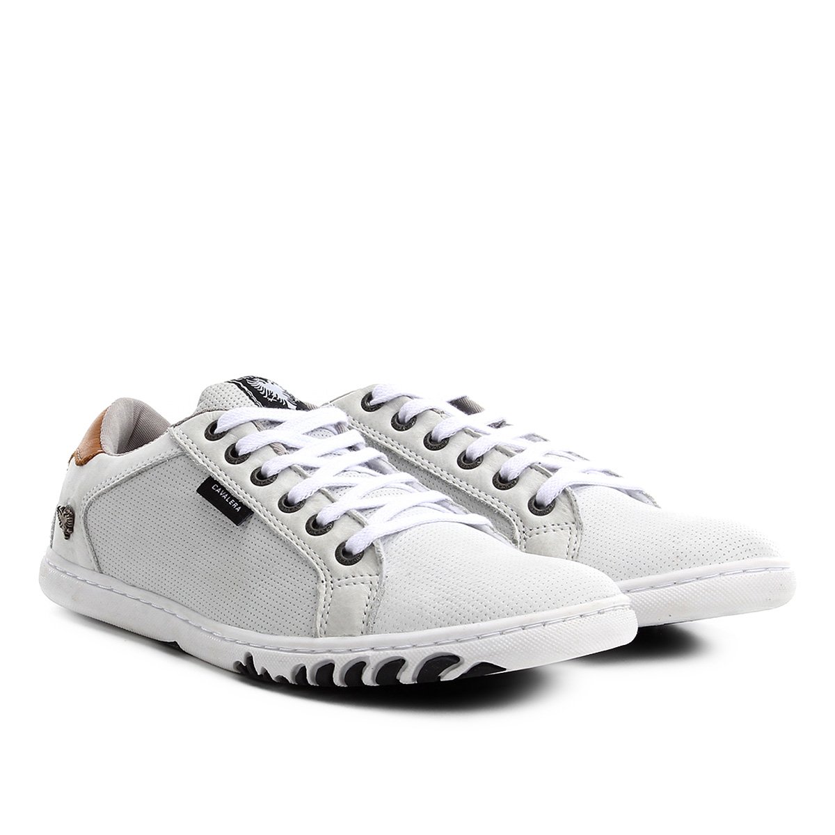 Sapatênis Couro Cavalera Aldo Masculino - Branco Menor preço em Sapatênis Couro Cavalera Aldo Masculino - Branco