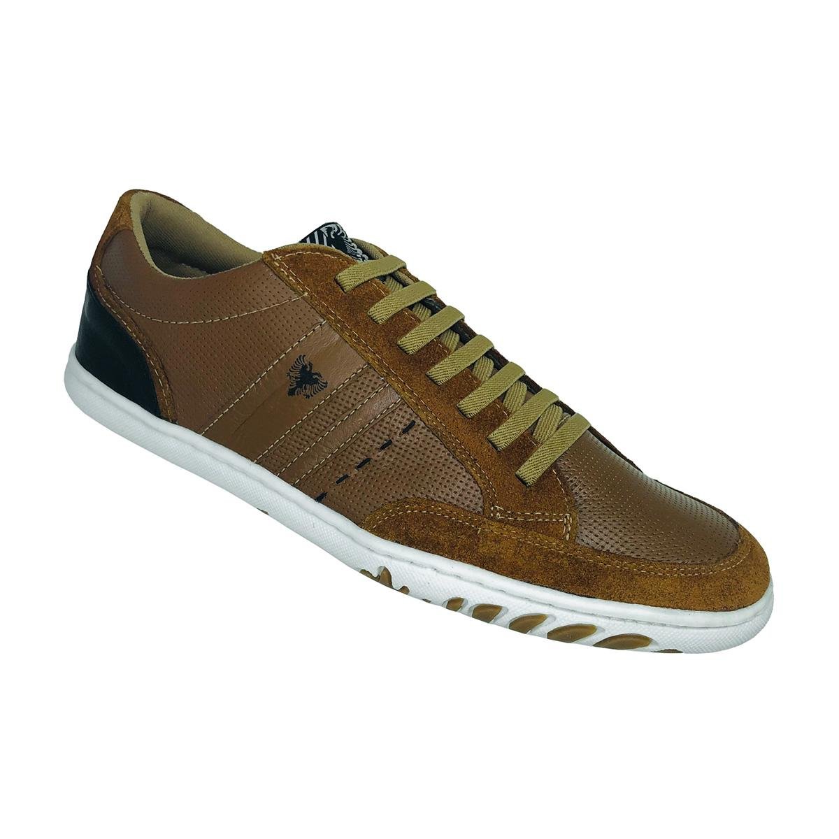 sapatênis couro cavalera milo masculino