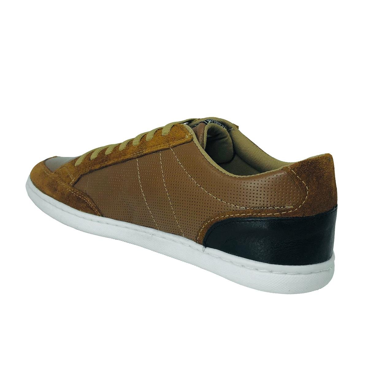 sapatênis couro cavalera milo masculino