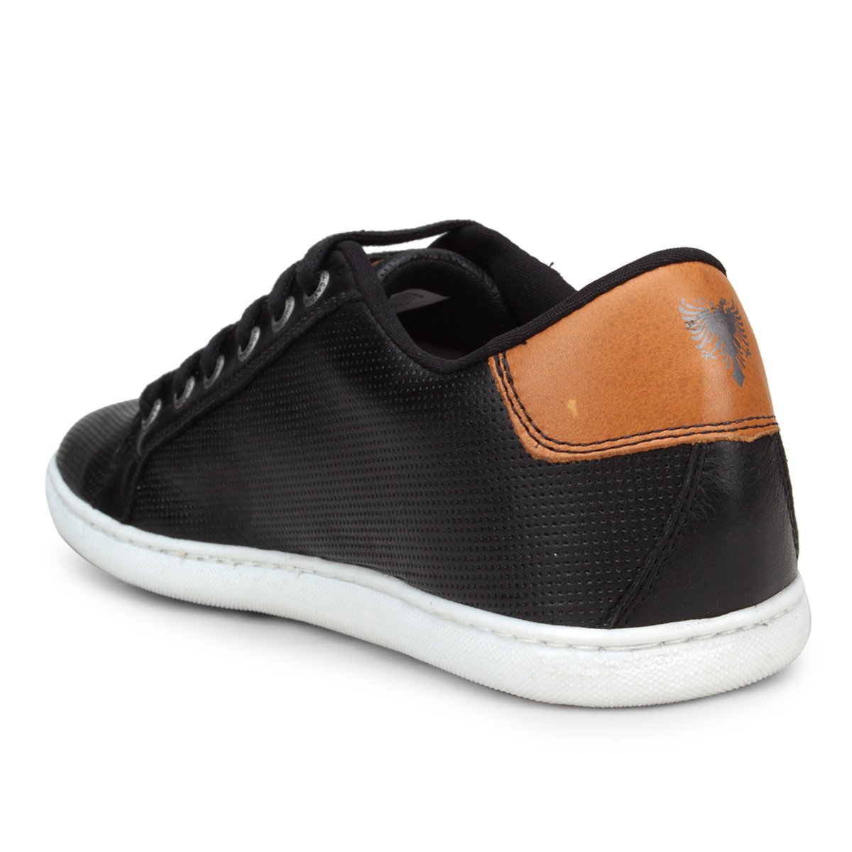 sapatênis couro cavalera perfuros masculino