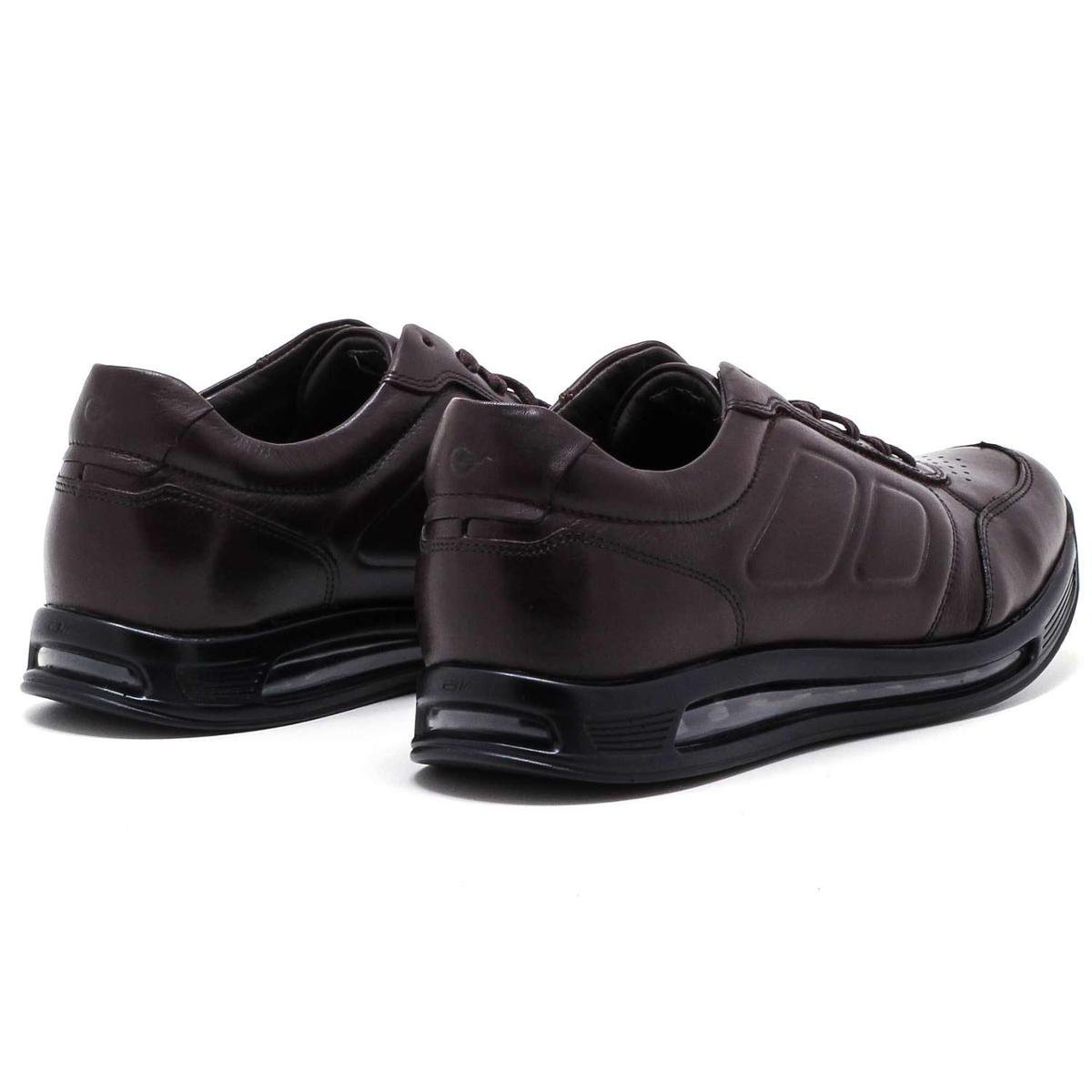 sapatênis couro democrata air masculino